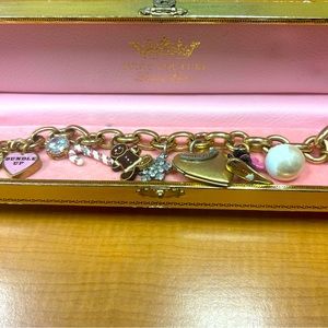 Vintage 2007 Juicy Couture Winter Christmas Charm Bracelet